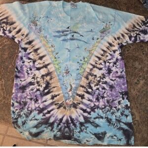 SIZE L. LIQUID BLUE.